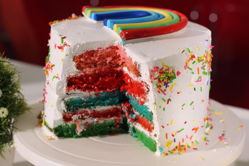 Cake preparation at SB-Kitchens