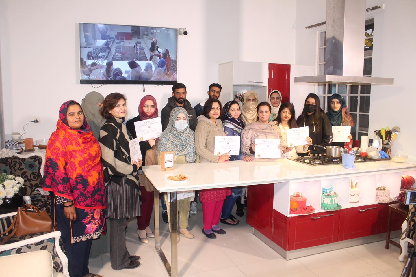 Certificate ceremony for students completed fast food course in lahore